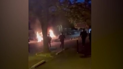 Fireworks thrown at police in Paris after officer fatally shoots teenager