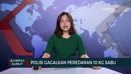 Polda Sumut Gagalkan Upaya Peredaran 10 Kg Sabu