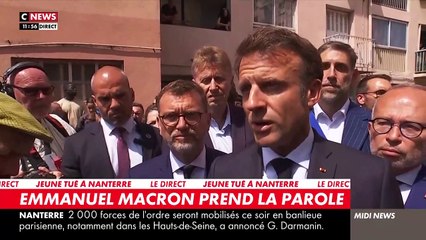 Ado tué par la police: Le Président Emmanuel Macron s’exprime et juge "inexplicable" et "inexcusable" la mort du jeune Nahel