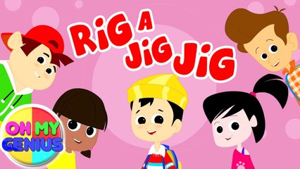 Rig A Jig Jig, Nursery Rhymes For Children