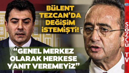 Zeynel Emre'den Bülent Tezcan'a 'Değişim' Çıkışı! 'Herkese Yanıt Veremeyiz'