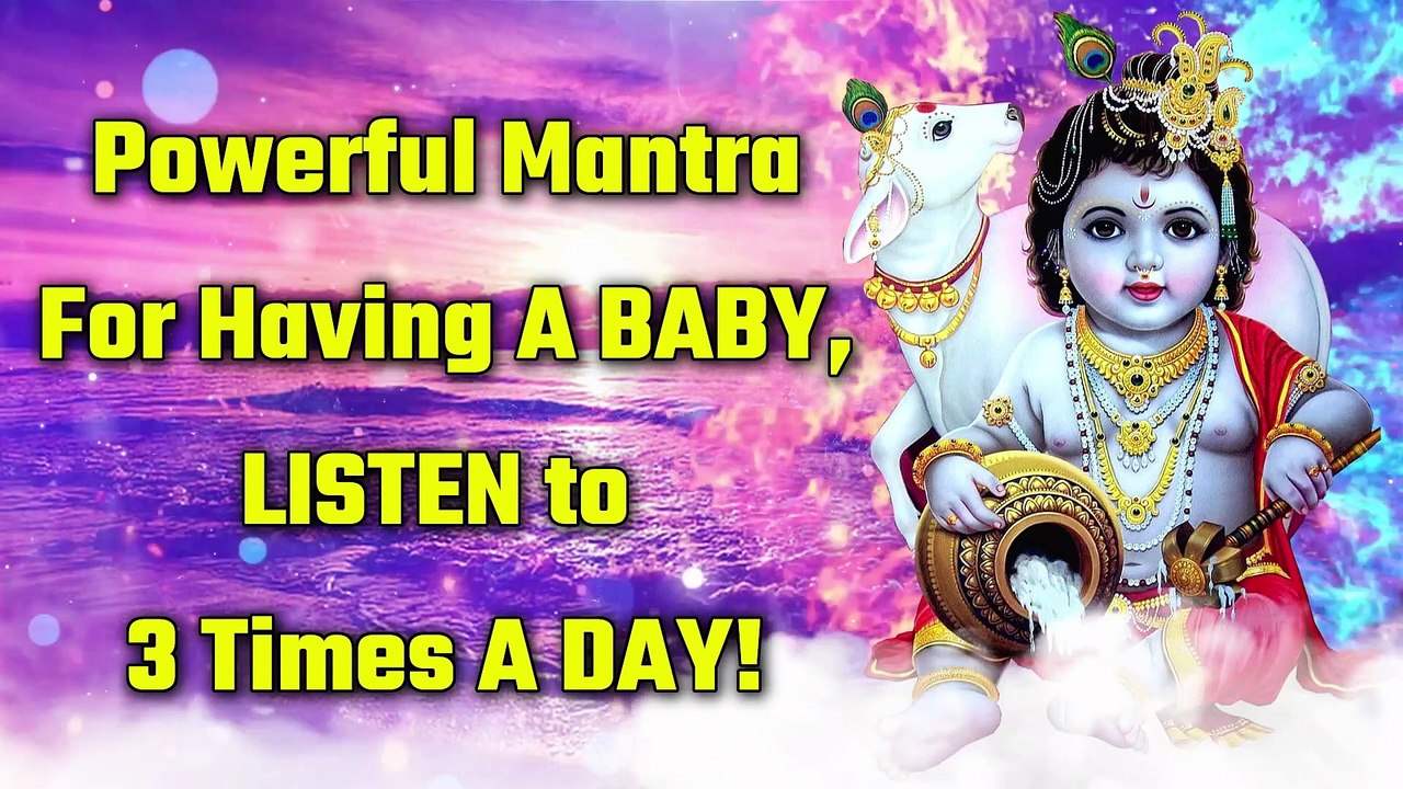 Powerful Mantra For Having A BABY, LISTEN to 3 Times A DAY!
