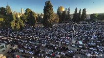 Preghiere per l'Eid al-Adha alla moschea Al-Aqsa di Gerusalemme