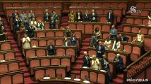 Standing ovation in Senato per i 98 anni di Giorgio Napolitano
