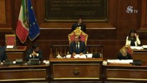 Standing ovation in Senato per i 98 anni di Giorgio Napolitano