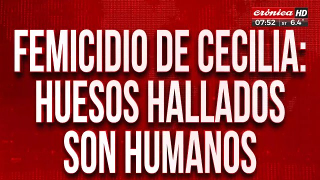 Femicidio de Cecilia: se confirmó que los huesos hallados son humanos