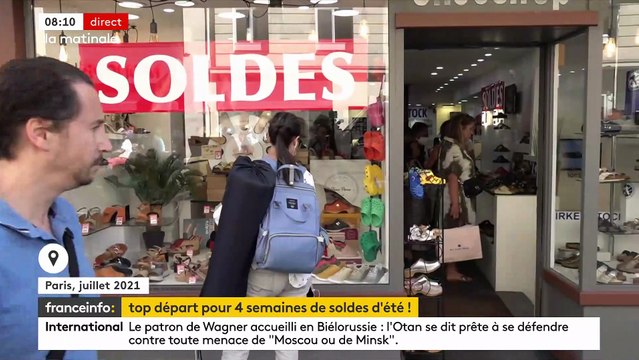Les soldes d’été débutent aujourd’hui dans un contexte morose pour le commerce, qui espère profiter de ce rendez-vous pour finir la saison sur une note positive - Regardez