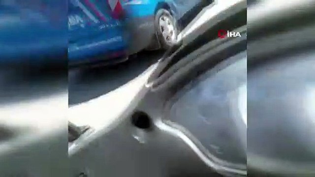 Sahibinin elinden kaçan kurbanlık D-100’ü birbirine kattı