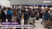 Jelang Cuti Bersama Iduladha, Bandara Internasional Juanda Dipadati Calon Penumpang
