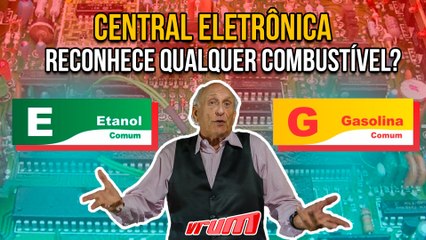 Central eletrônica em carro flex - pode misturar combustível?