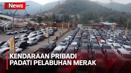 Kendaraan Pribadi Padati Pelabuhan Merak di Libur Pannjang Iduladha