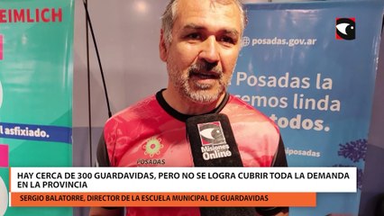 Hay cerca de 300 guardavidas, pero no se logra cubrir toda la demanda en la provincia