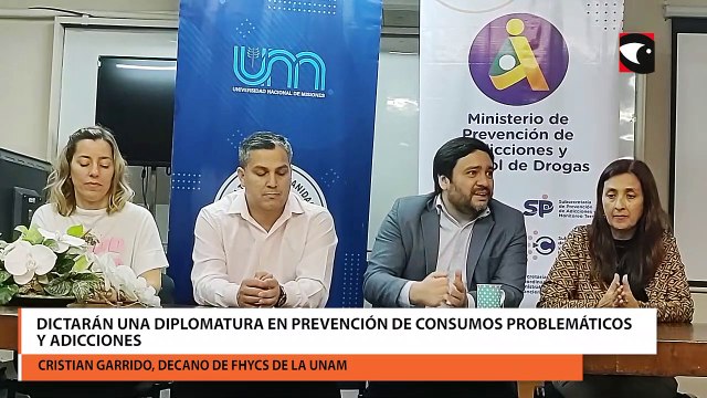 Dictarán una diplomatura en prevención de consumos problemáticos y adicciones