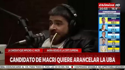 Franco Rinaldi: "Es injusto que estudiar sea gratis"