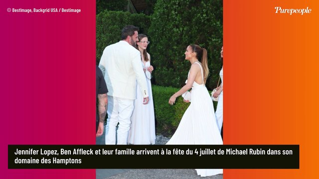 Ben Affleck, son immense fille Violet et Jennifer Lopez : trio assorti pour une soirée blanche