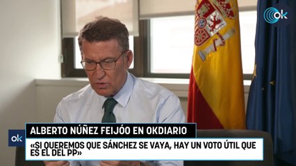 Feijóo: «Si queremos que Sánchez se vaya, hay un voto útil que es el del PP»