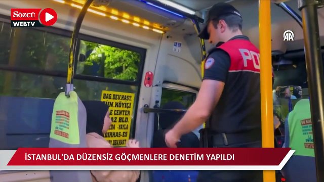 Düzensiz göçmenlere yönelik denetim yapıldı