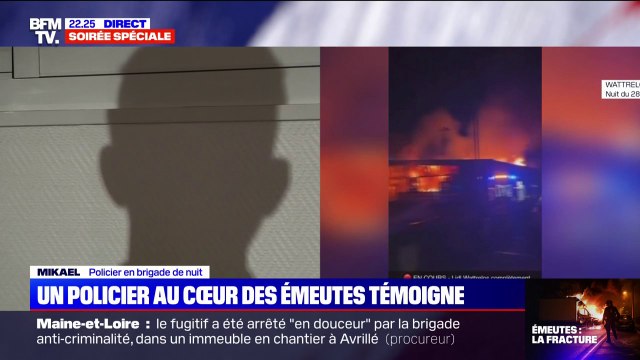 Émeutes: Ils étaient là pour blesser au minimum, voire nous tuer , le témoignage d'un policier en brigade de nuit à Nanterre