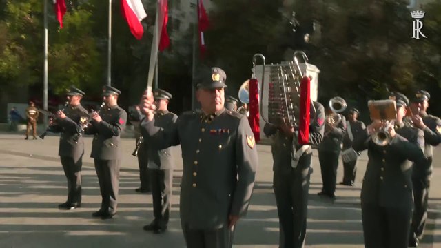 Presidente Mattarella depone corona a Monumento del Liberatore Cile