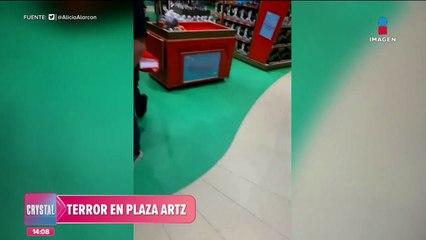 Reportan disparos en Plaza Artz; señalan al tiktoker "Flores El Patrón
