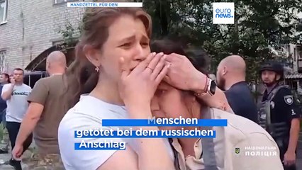 Rund sechzig Verletzte und 11 Tote beim jüngsten russischen Raketenangriff