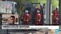 French Police Shooting; Outrage after police fatally shoot 17-year-old in  Paris Suburb