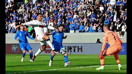 クリスティアーノ・ロナウドがポルトガル代表通算200試合目で終盤の決勝点を挙げた