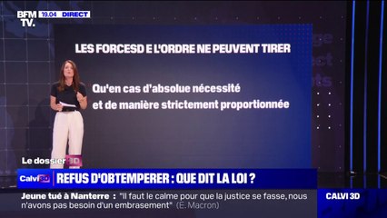 Refus d’obtempérer: que dit la loi concernant l'usage de l'arme de service d'un policier?