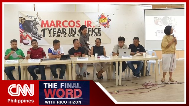 Critics give failing mark to Marcos govt. as it marks nearly 1 year