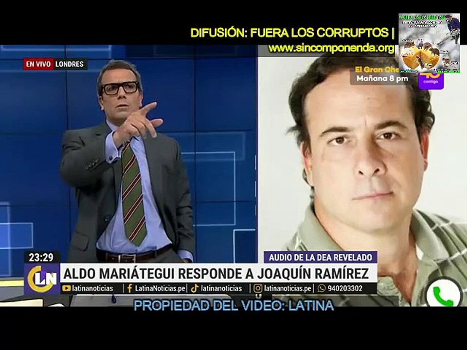 EN EL CASO RAMÍREZ, KEIKO Y LA DEA: JOAQUÍN RAMÍREZ INVOLUCRA AL PERIODISTA ALDO MARIÁTEGUI QUIEN LO NIEGA TODO