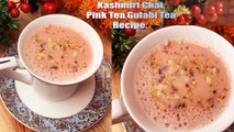 Kashmiri Pink Tea | Pink Tea | Gulabi Tea Recipe  By yummyfood143