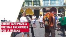 Carlos Lazo pasea a turistas por la Habana
