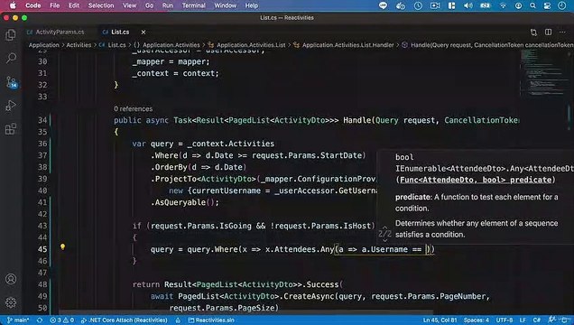Paging, Sorting and Filtering - Adding filtering in the API