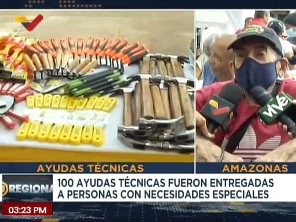 Amazonas | Gobierno Nacional entrega ayudas técnicas a personas con discapacidad