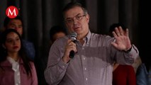 Ebrard acusa derroche de recursos de las demás 'corcholatas'; Adán Augusto y Sheinbaum lo niegan