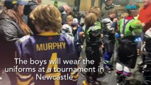 CBR Brave junior ice hockey players emulate their heroes