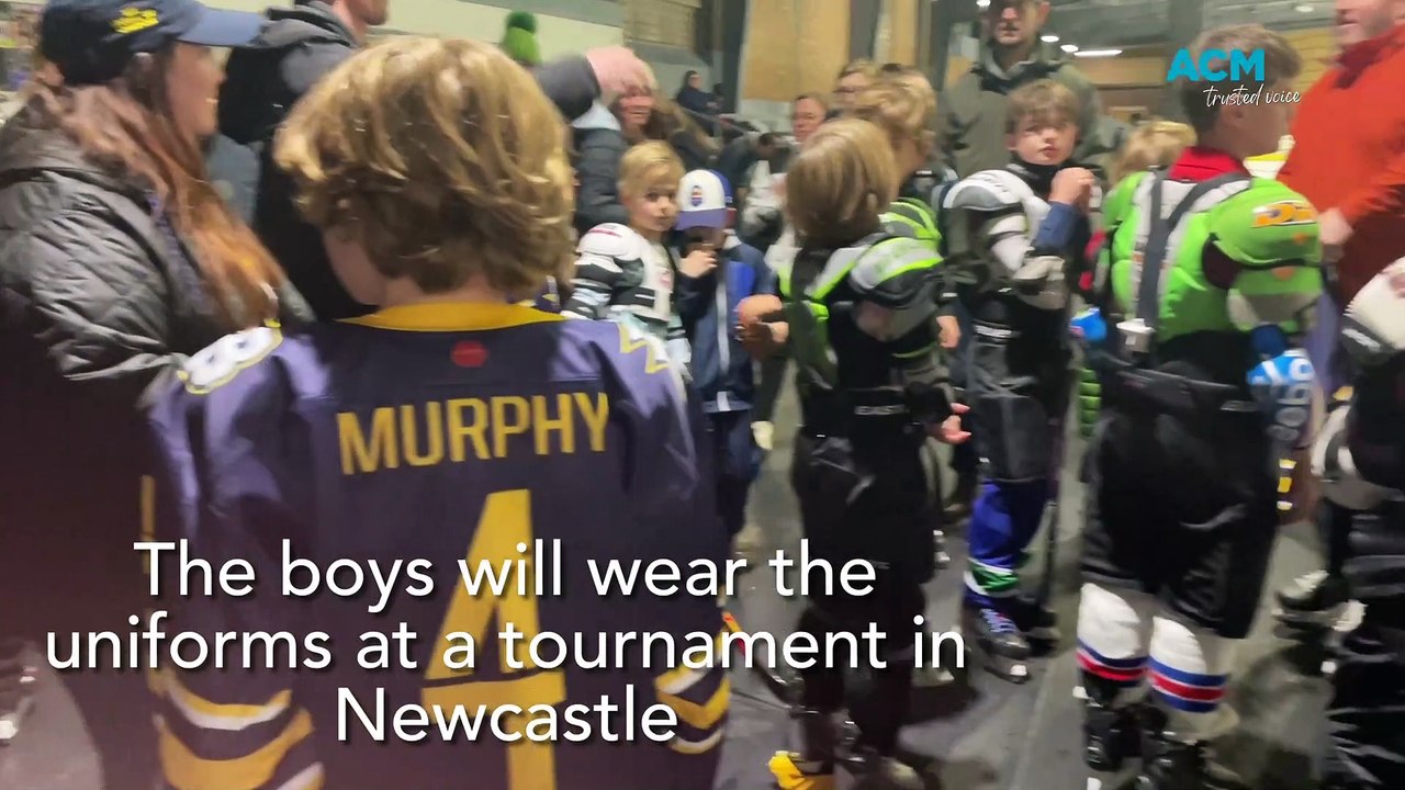 CBR Brave junior ice hockey players emulate their heroes