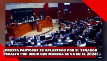 ¡VEAN! ¡Priista fantoche es aplastado por el senador Peralta por decir que morena se va en el 2024!