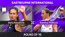 Kasatkina battles past Pliskova in Eastbourne