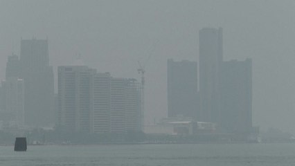 캐나다 산불에 美 중서부 이틀째 미세먼지 '공기질 경보' 발령 / YTN