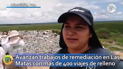 Avanzan trabajos de remediación en Las Matas con más de 400 viajes de relleno