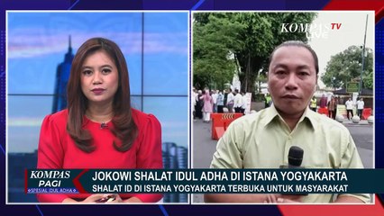 Presiden Jokowi dan Keluarga Shalat Iduladha di Istana Yogyakarta