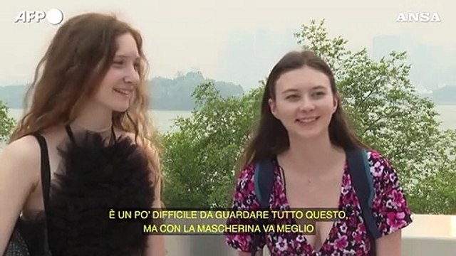 Canada, a Montreal aria ancora inquinata dal fumo degli incendi boschivi