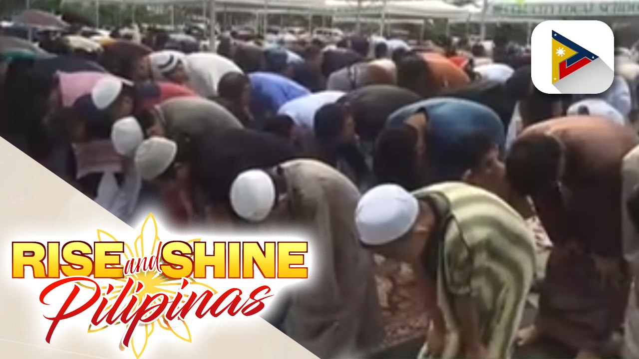Nasa 4K debotong Muslim, nagtungo sa Golden Mosque sa Quiapo sa paggunita ng Eid'l Adha