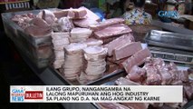 Ilang grupo, nangangamba na lalong mapuruhan ang hog industry sa plano ng D.A. na mag-angkat ng karne | GMA Integrated News Bulletin