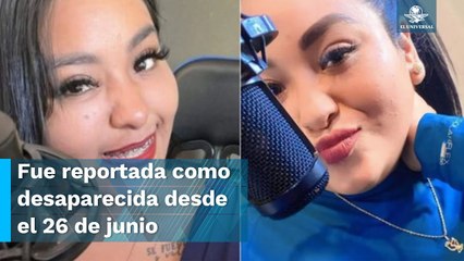 Encuentran cuerpo de la locutora Melissa Abigail en una carretera de SLP