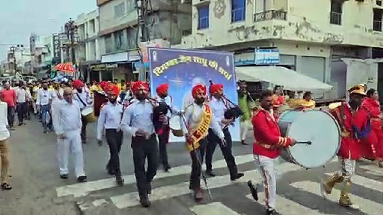 मुनि आदित्य सागर का भीलवाड़ा में प्रवेश, चार माह बहेगी धर्म की गंगा
