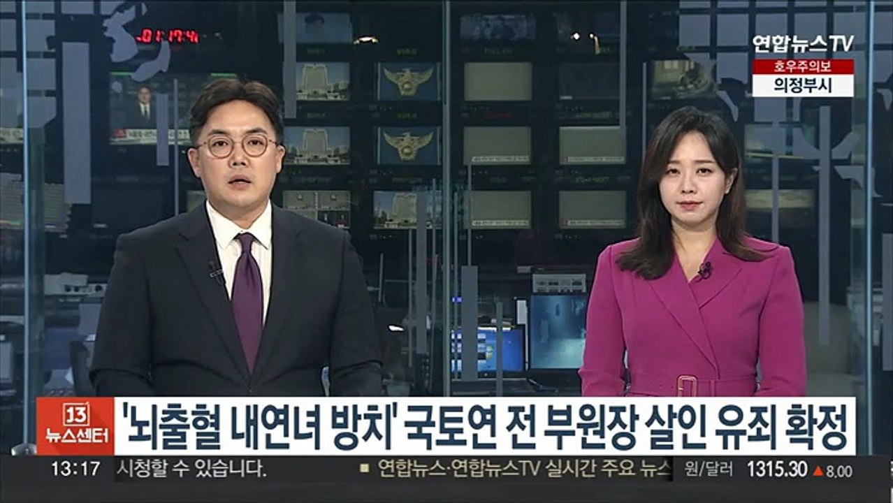 '뇌출혈 내연녀 방치' 국토연 전 부원장 살인 유죄 확정