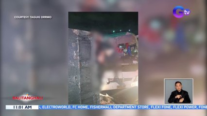 Konduktor ng bus, patay nang sumalpok ang sinasakyang bus sa truck sa C5 road, Taguig | BT