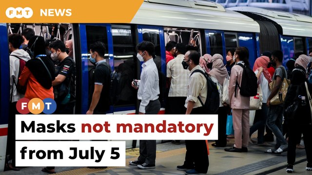 Masks no longer mandatory on public transport, in hospitals